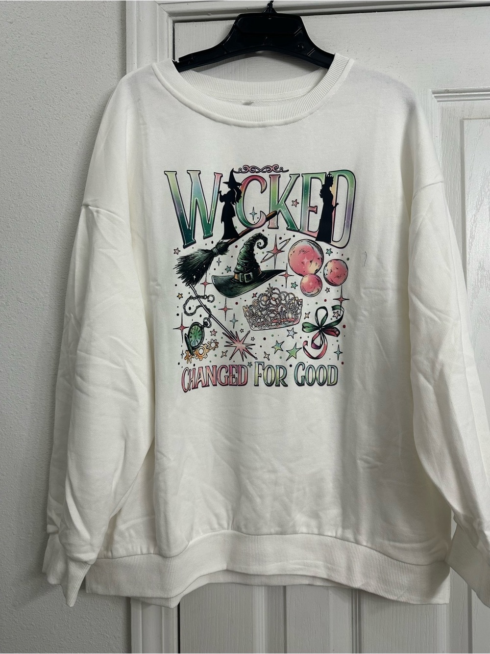 NWOT Wicked 'Changed for Good' Sweatshirt XL
